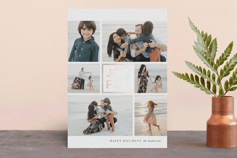 Joy-Ful Card from Minted ($2-$3 per card)