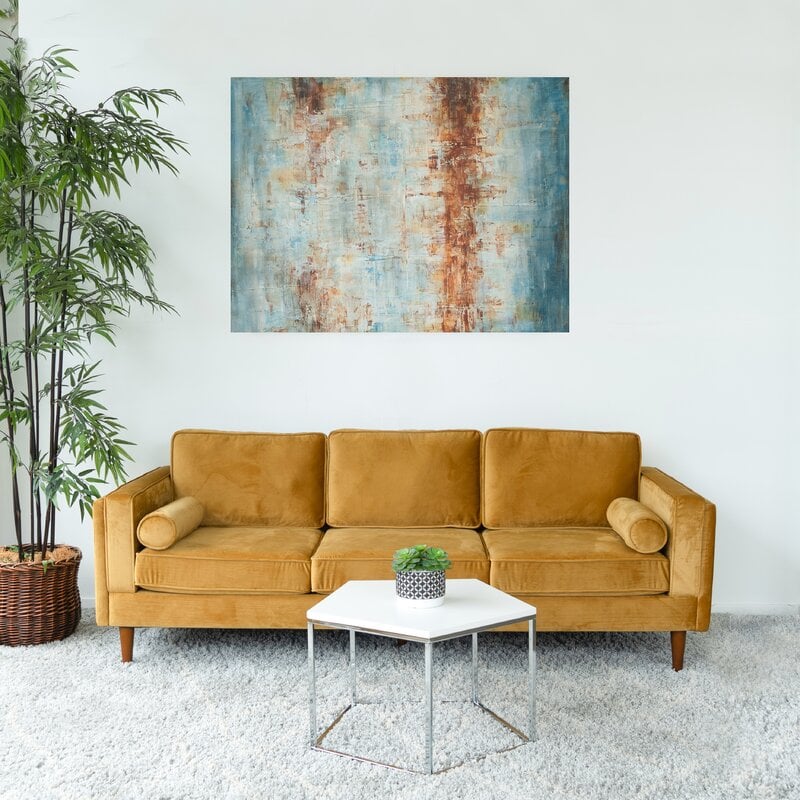 Everly quinn velvet hot sale sofa