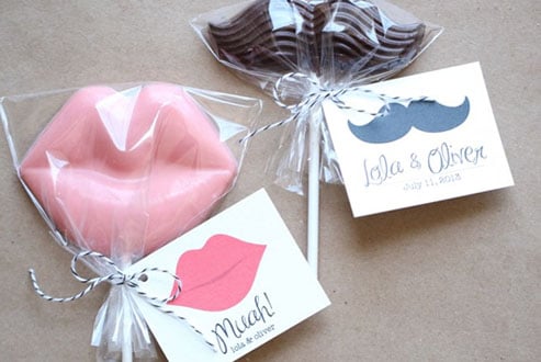 Muah and Mustache Favor Tag