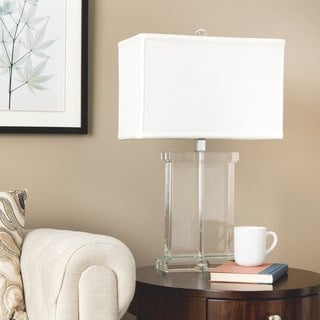 Glass table lamps
