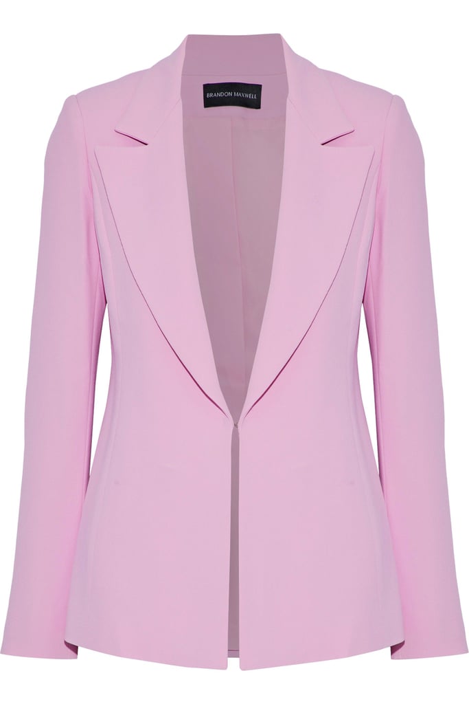 Brandon Maxwell Crepe Blazer