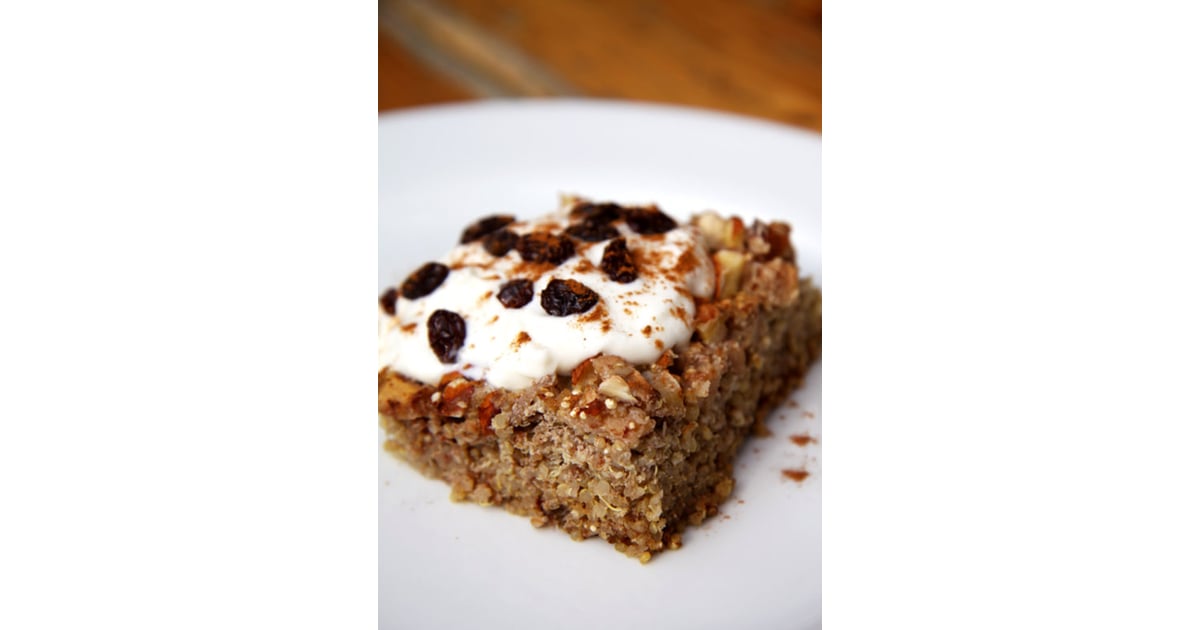 Apple Quinoa Breakfast Bake Breakfasts Under 300 Calories POPSUGAR
