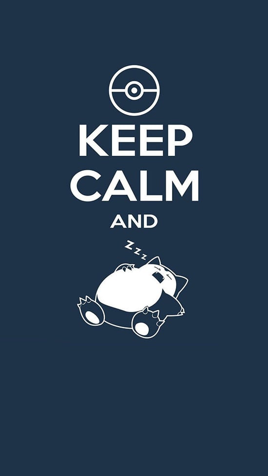 Keep Calm And Snorlax 39 Iphone Wallpapers That Ll Get You Pumped Every Damn Day Popsugar Tech Photo 24