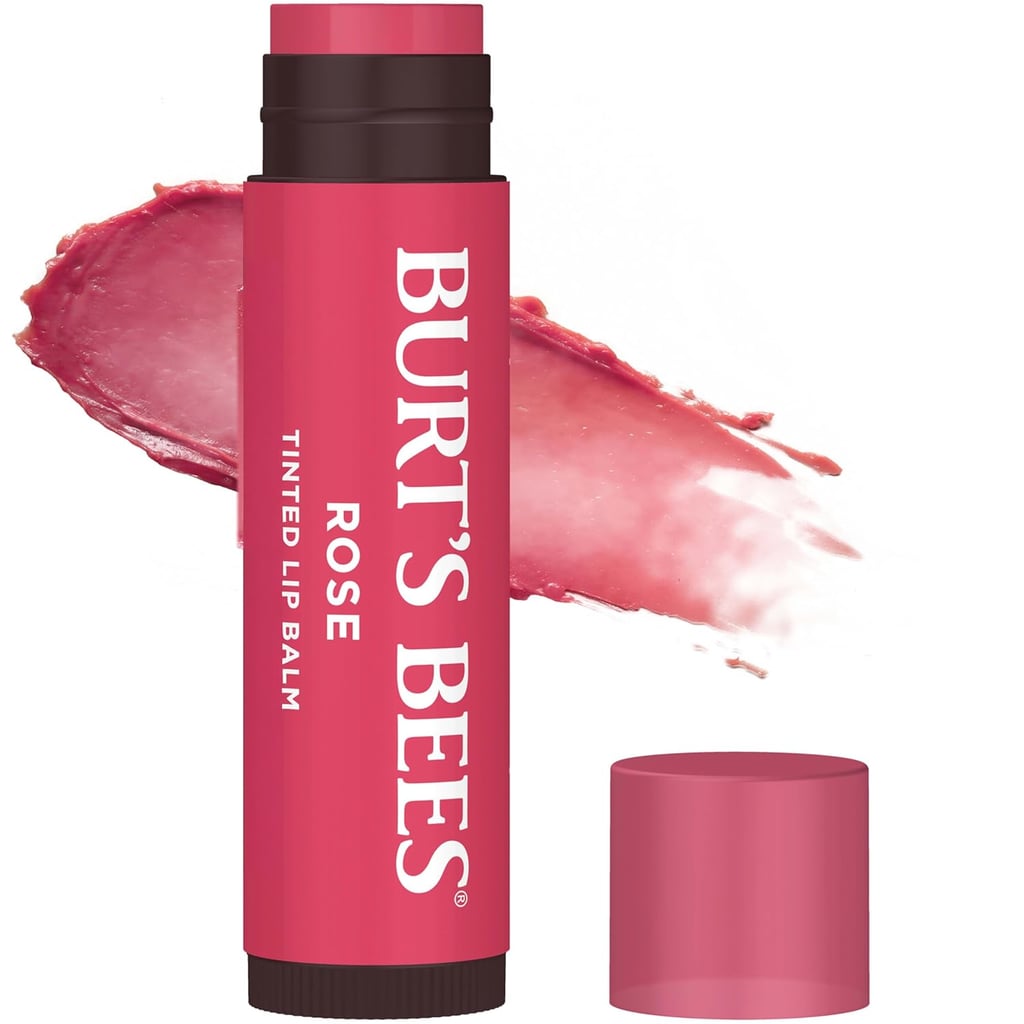 Burt's Bees Lip Tint Balm ($5)
Miller recently told Allure that Robbie often relied on this Burt's Bees lip balm to avoid noticeable lip lines. And thanks to its responsibly-sourced beeswax and shea butter formulation, plus its effortless shine, we totally get why.