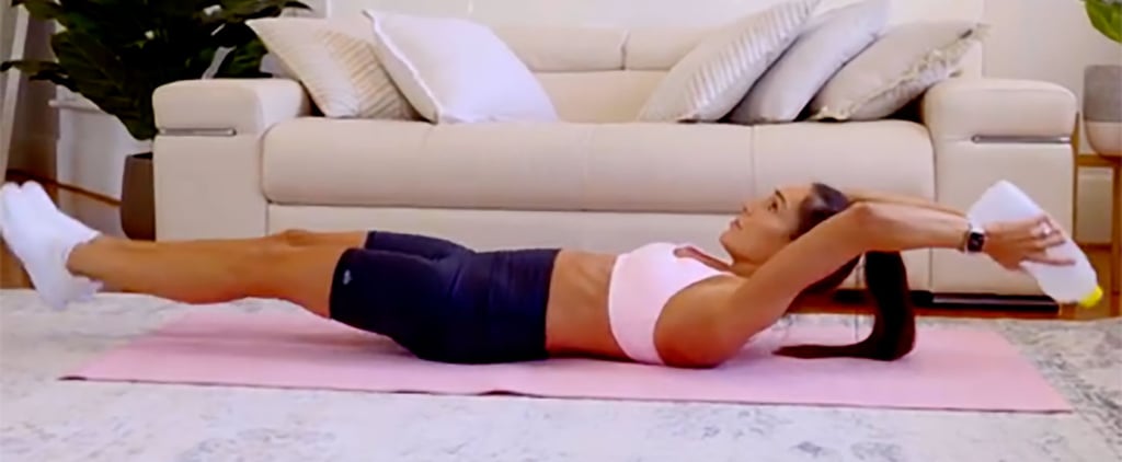 Kayla Itsines's At-Home Workout Using a Chair and Weights