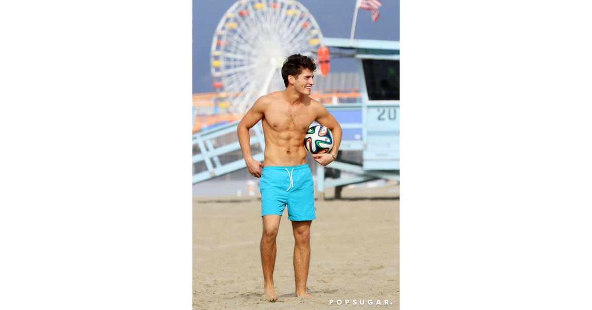 Gregg Sulkin Shirtless In Santa Monica October Popsugar Celebrity Photo