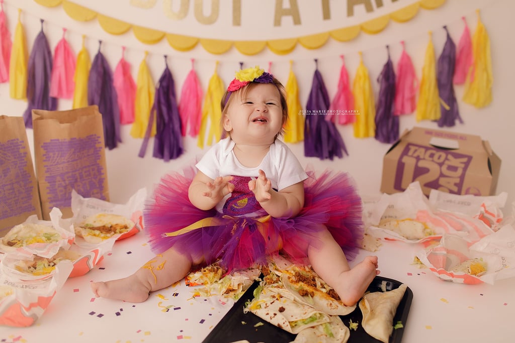 Baby's Taco Bell Cake Smash
