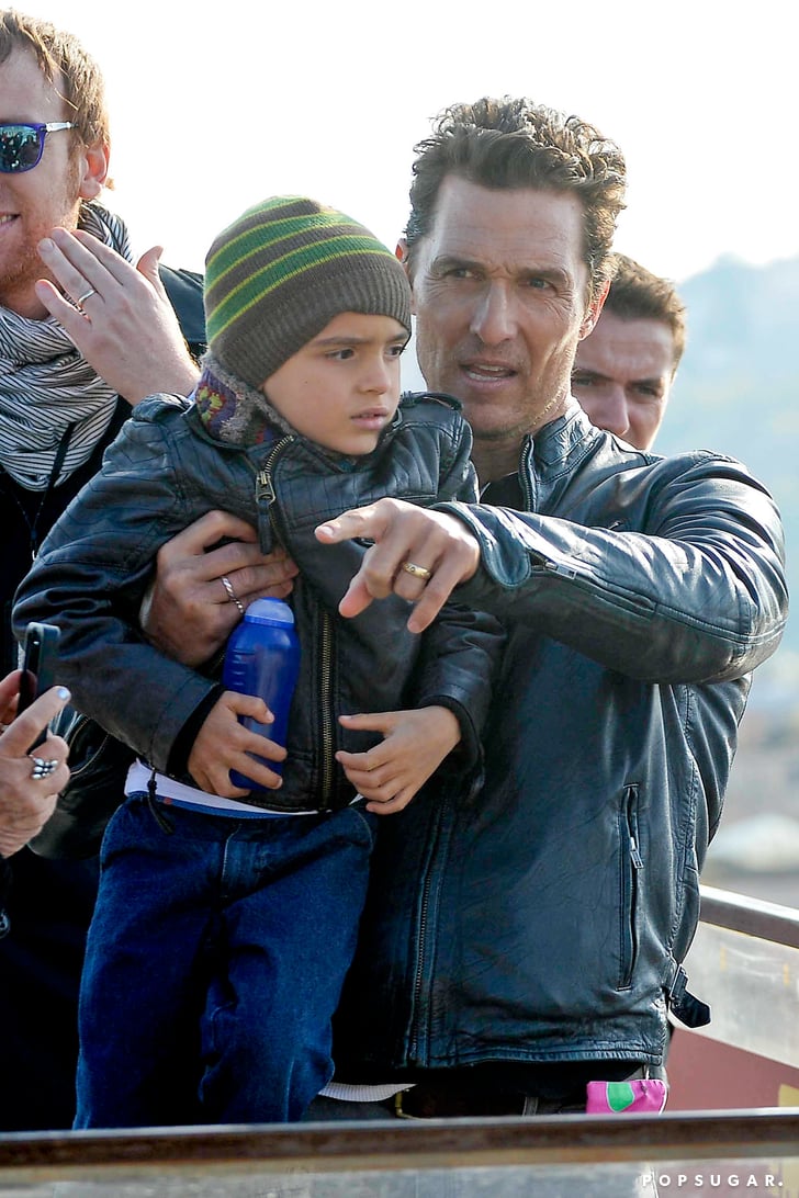 Matthew McConaughey in Rome with His Family | Pictures ...