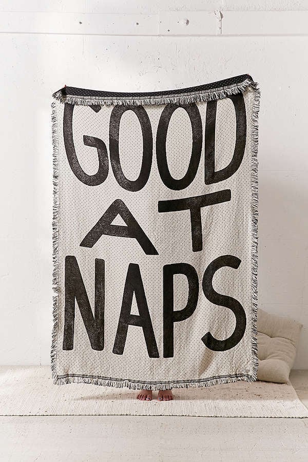 Calhoun & Co. "Good at Naps" Throw