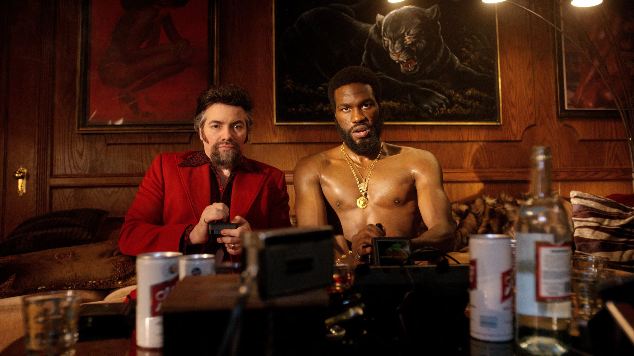 THE GET DOWN, (from left): Kevin Corrigan, Yahya Abdul-Mateen II, 'Darkness Is Your Candle', (Season 1, ep. 103, aired Aug. 12, 2016). photo: Netflix / Courtesy: Everett Collection