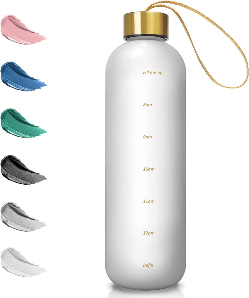 An Emotional Support Water Bottle: Opard Reusable Motivational Water Bottle