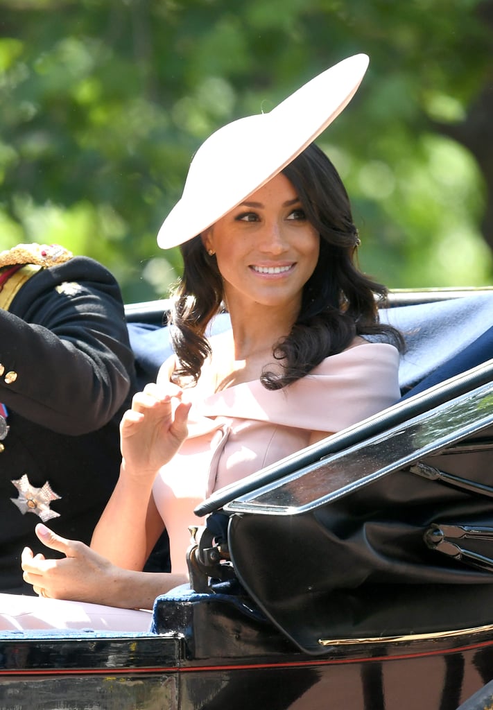 Meghan Markle Hair and Makeup Trooping the Colour 2018
