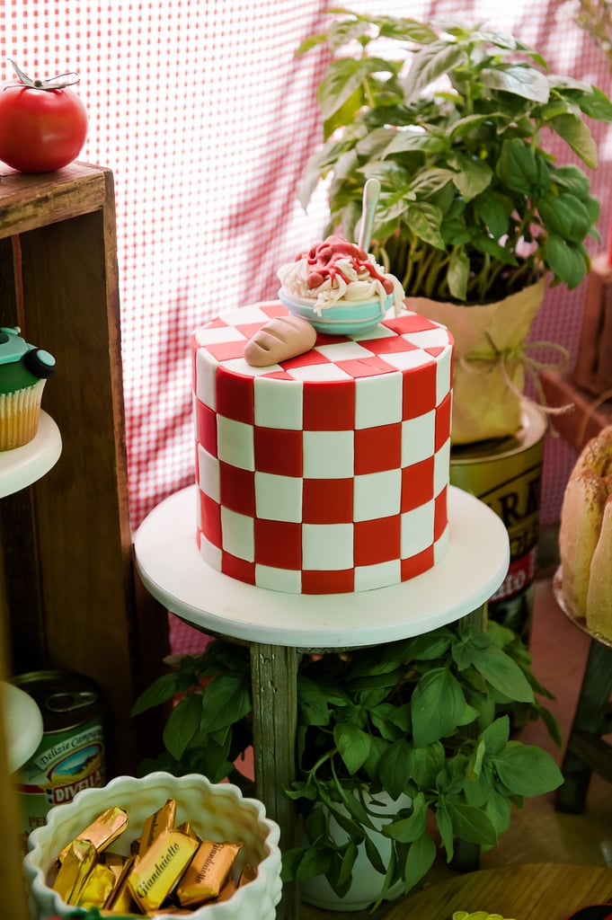 A Pasta-Themed Cake