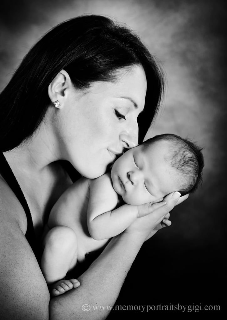 Baby Poops on Dad During Newborn Photo Shoot