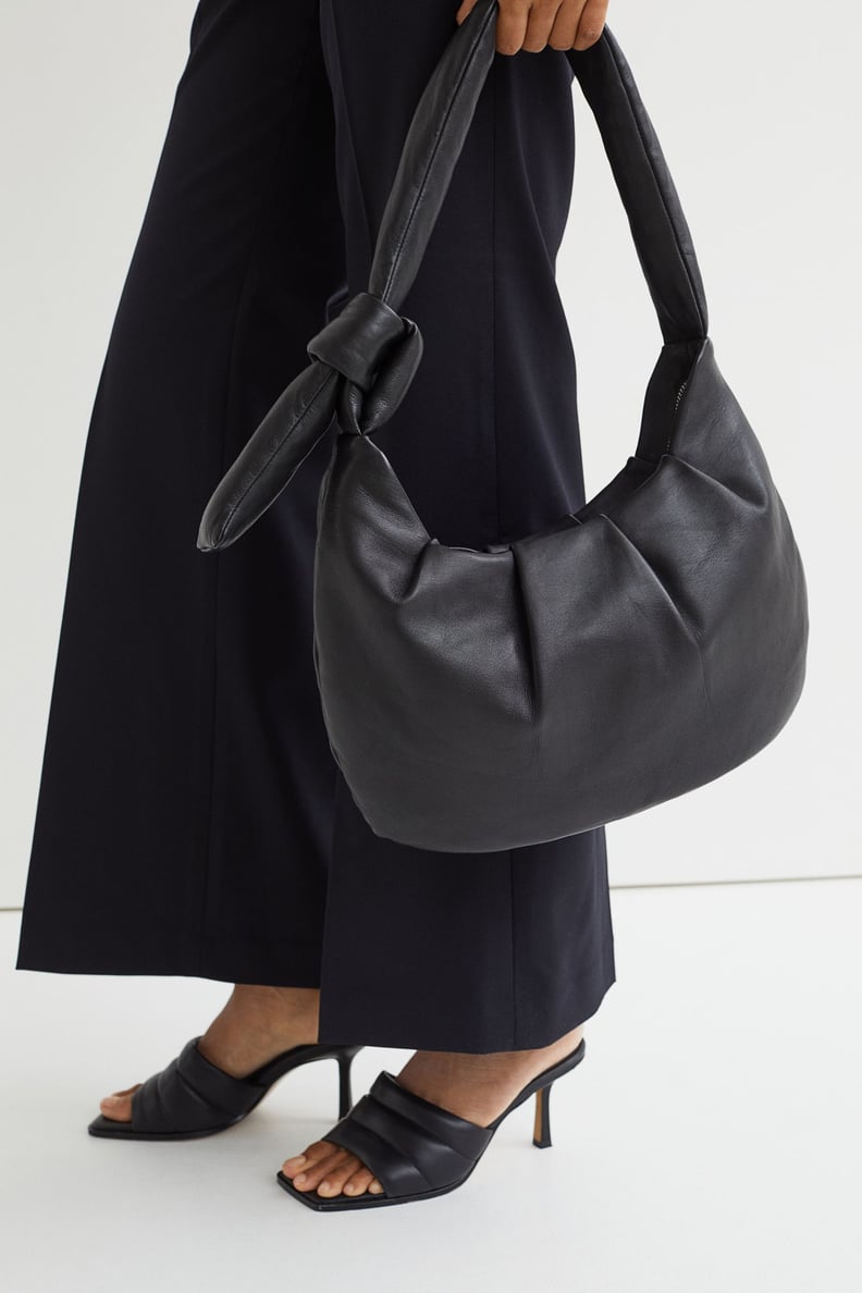 A Carry-All: Soft Leather Shoulder Bag