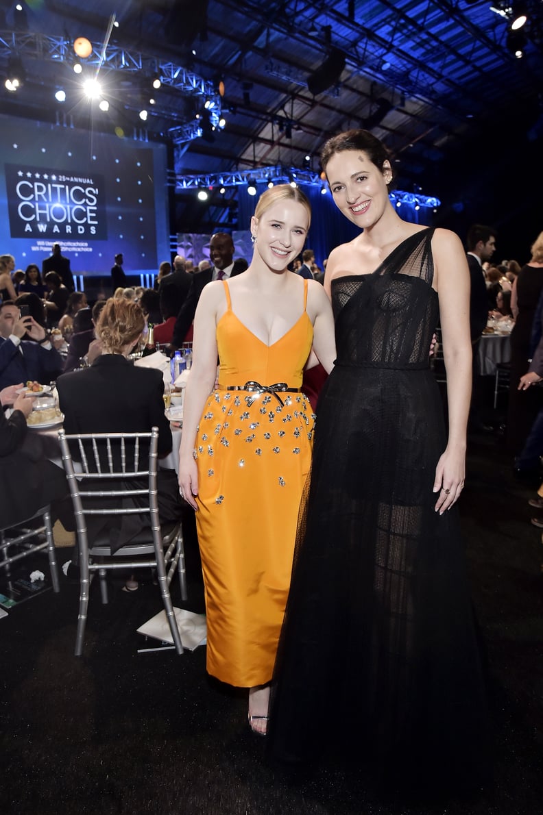 Rachel Brosnahan and Phoebe Waller-Bridge at the 2020 Critics' Choice Awards