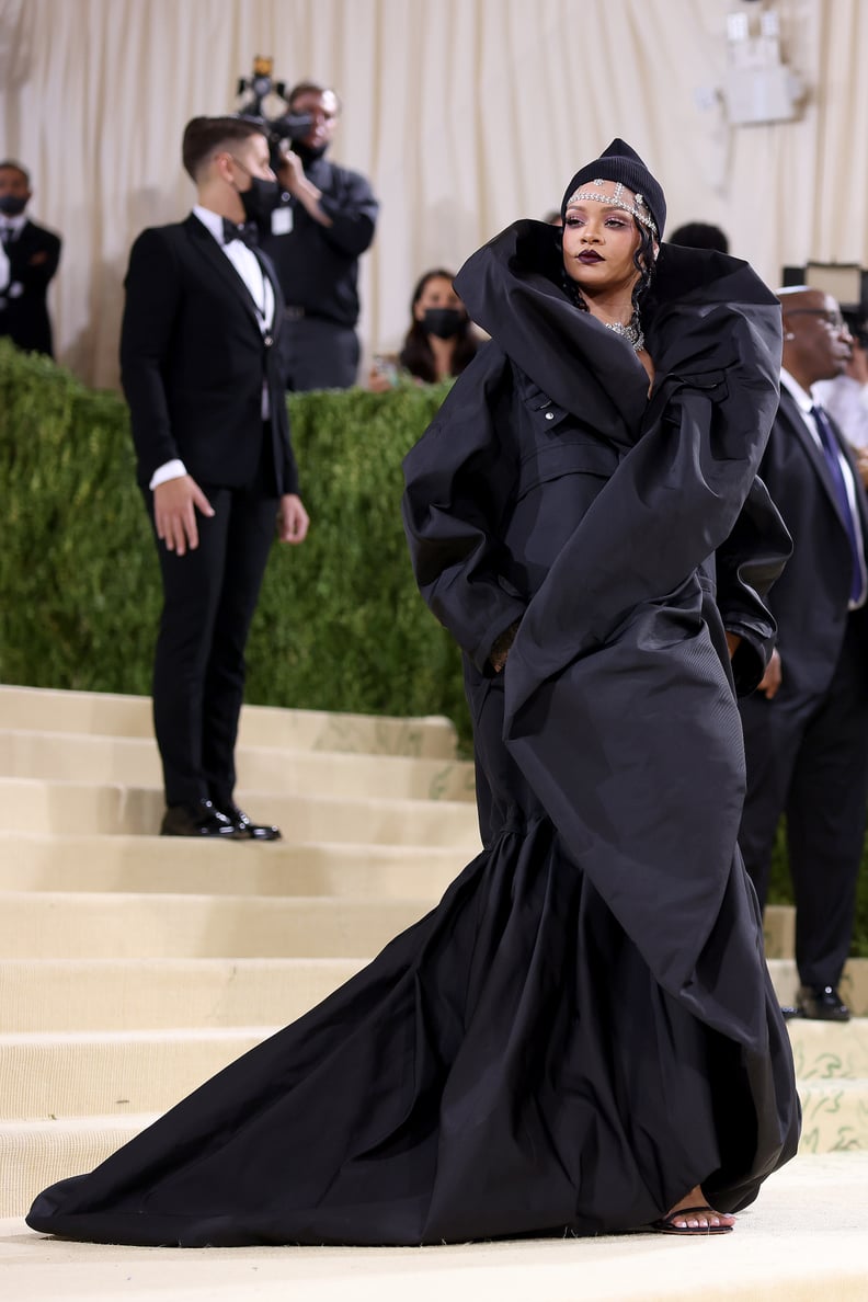 Rihanna's Balenciaga Dress at the Met Gala 2021 | POPSUGAR Fashion
