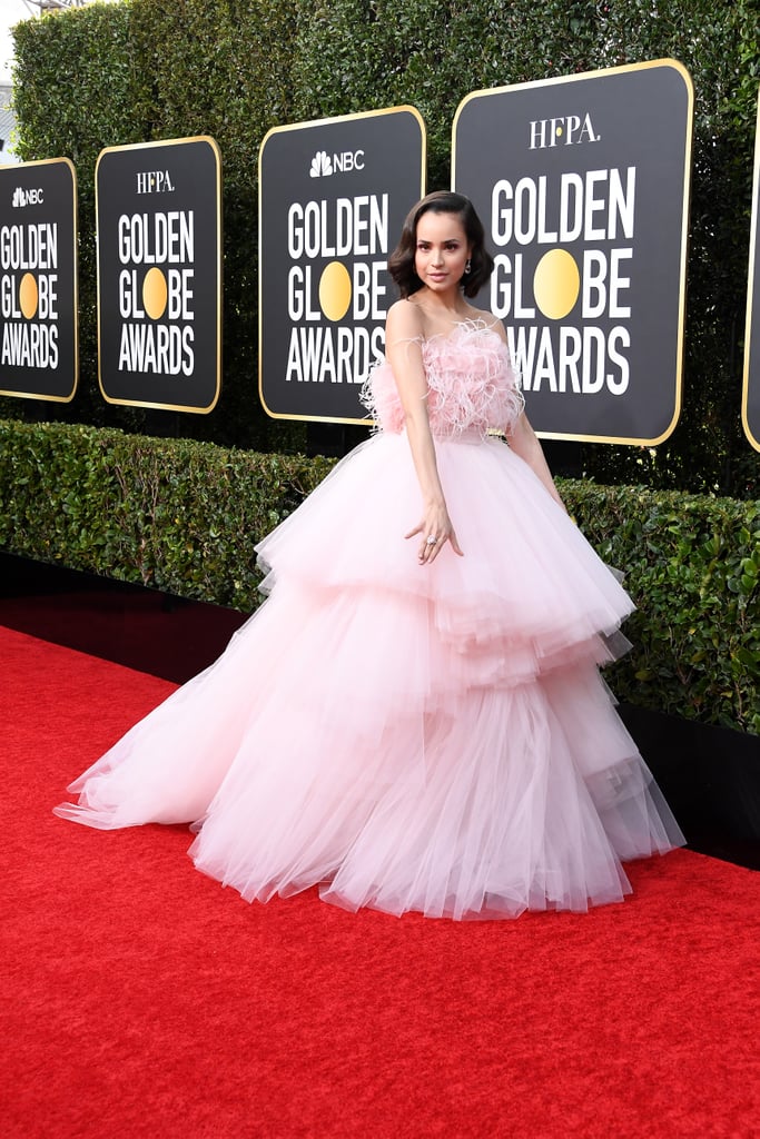 Sofia Carson Giambattista Valli Gown at Golden Globes 2020