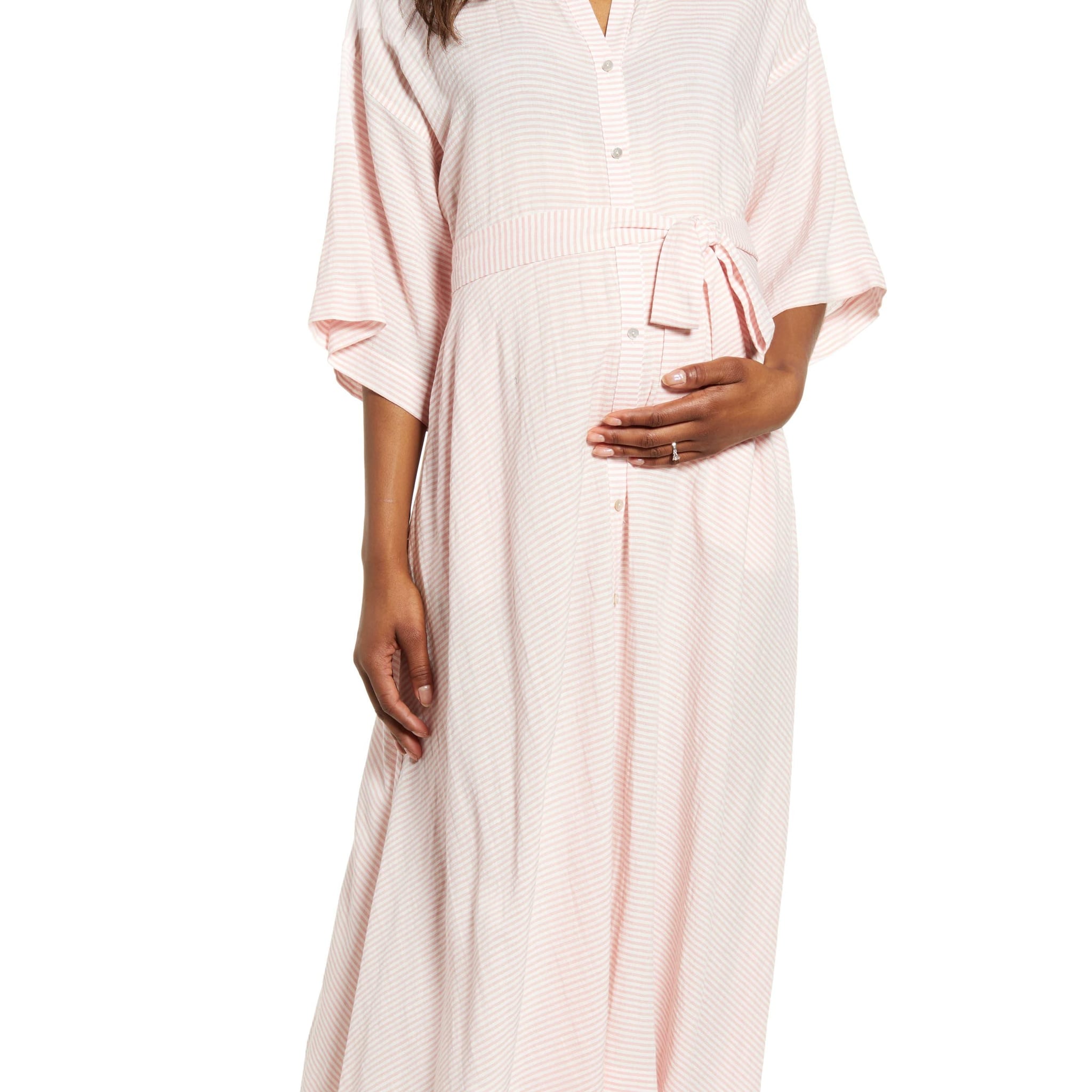 H&M MAMA Smocked Dress, 13 Lightweight Maternity Dresses — Because It's  Hot Outside!