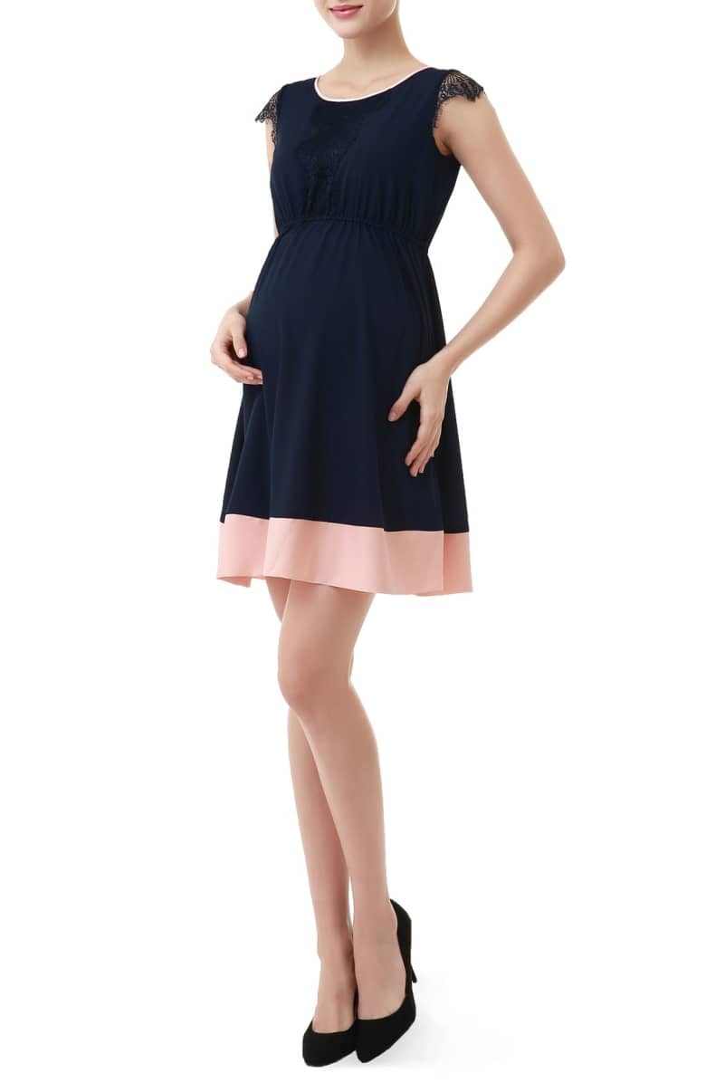 Kimi and Kai Nell Fit & Flare Maternity Dress