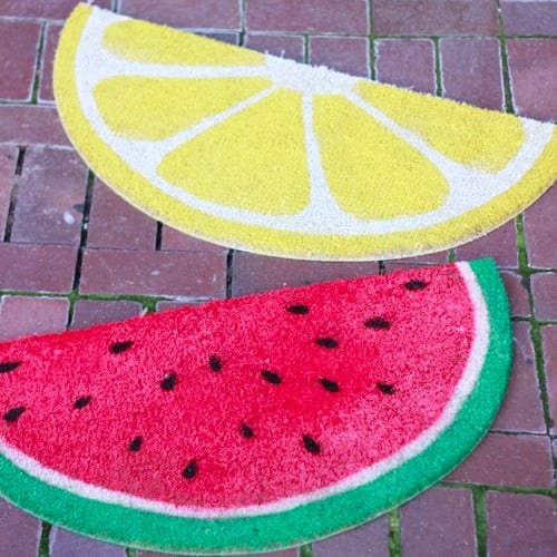 DIY Fruit Welcome Mat