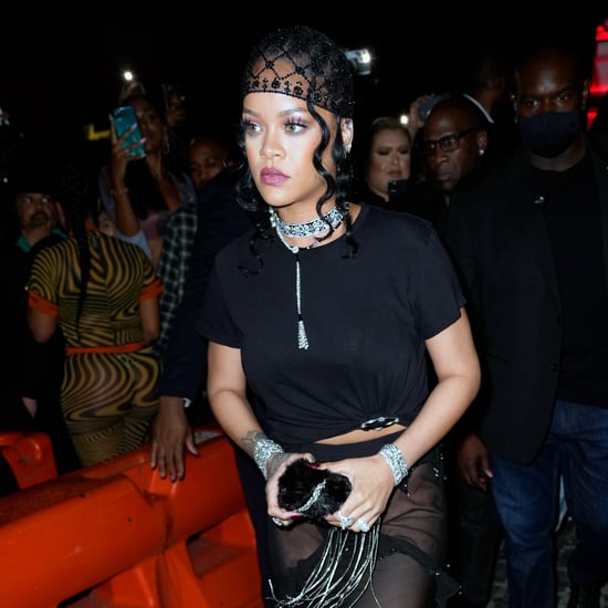 Rihanna Wears Sheer Skirt For Her Met Gala Afterparty