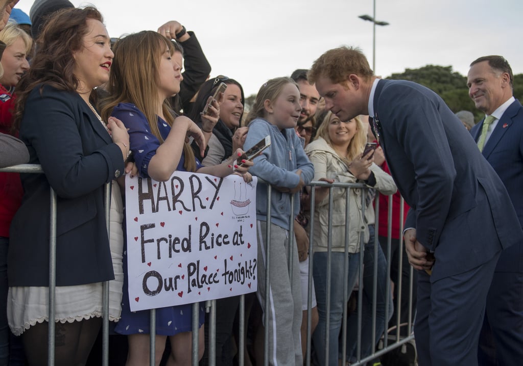 But hey, it got Harry's attention!