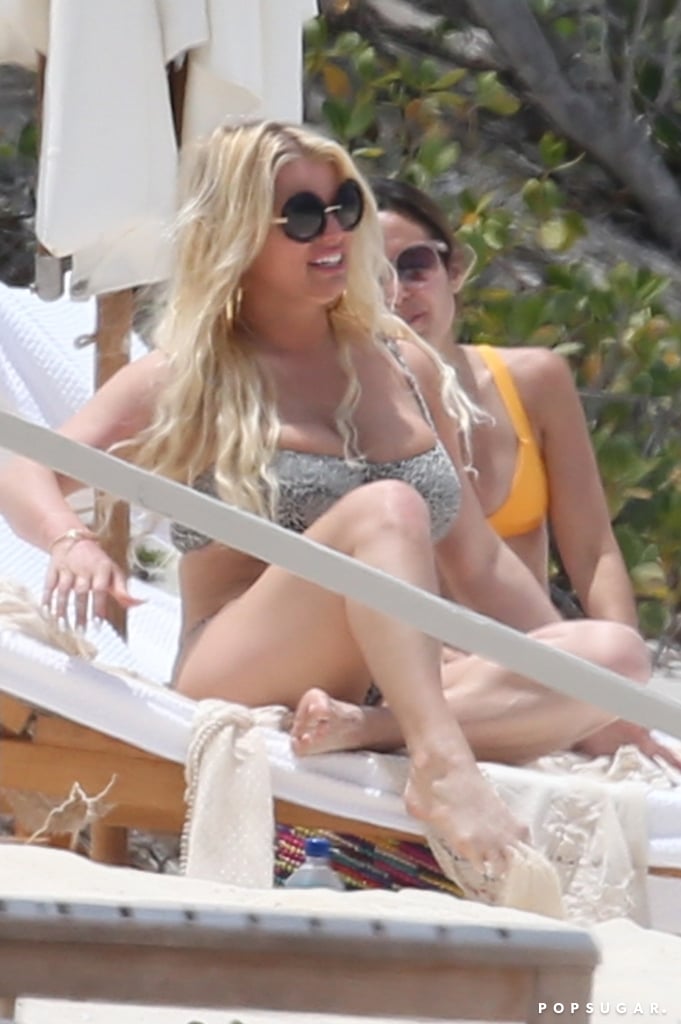 Jessica Simpson and Eric Johnson in the Bahamas April 2018