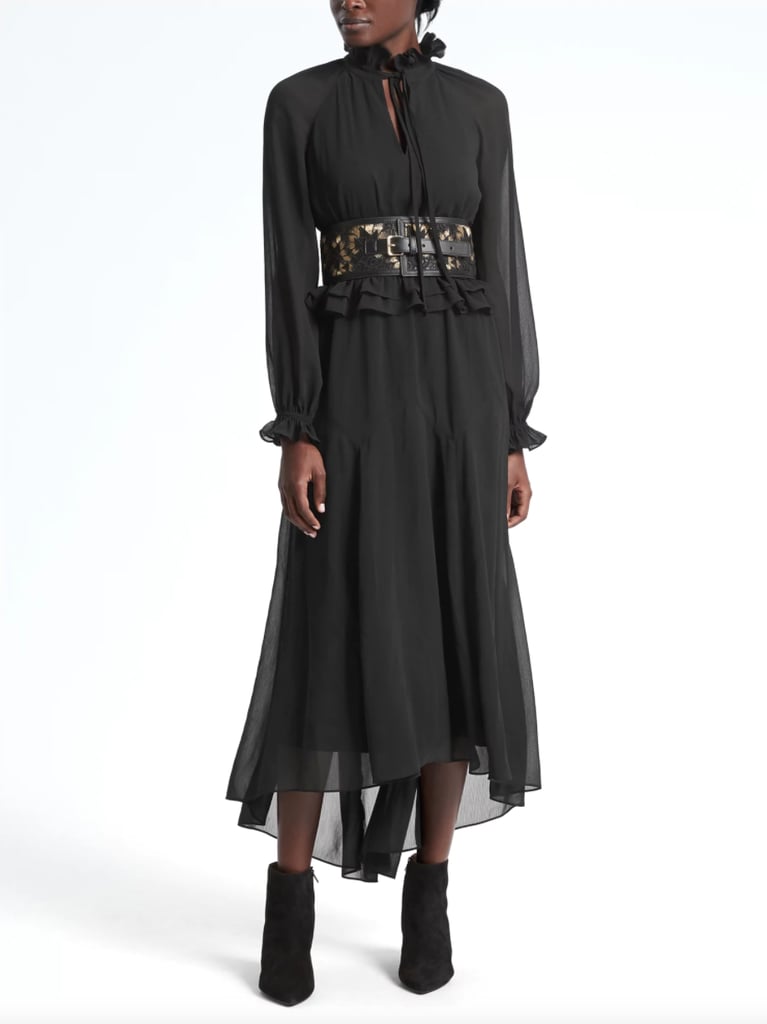 Tie-Neck Dress