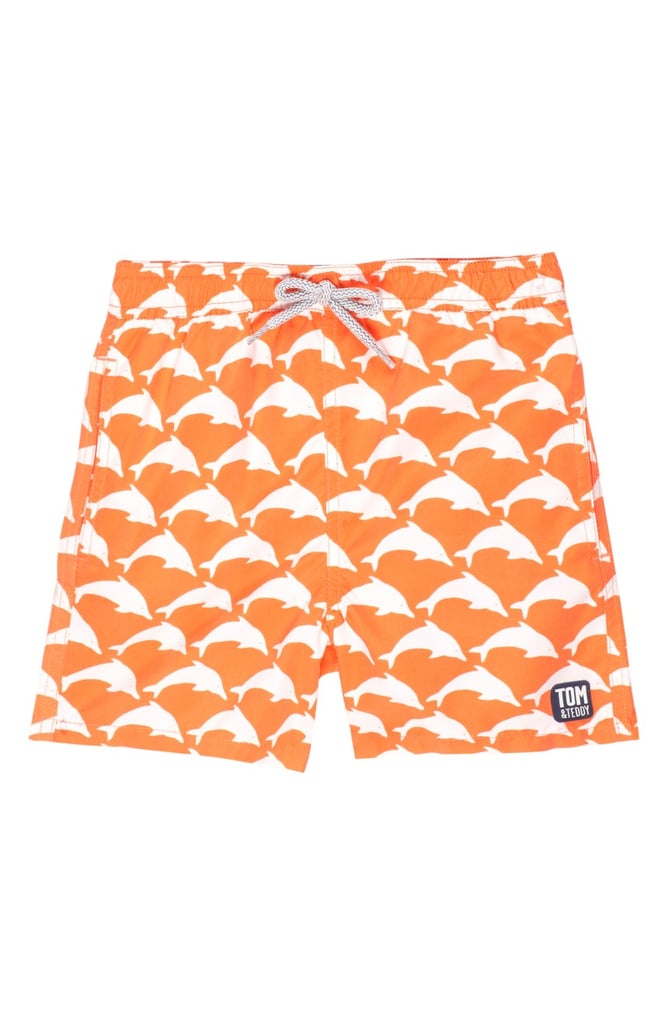Tom & Teddy Dolphin Swim Trunks