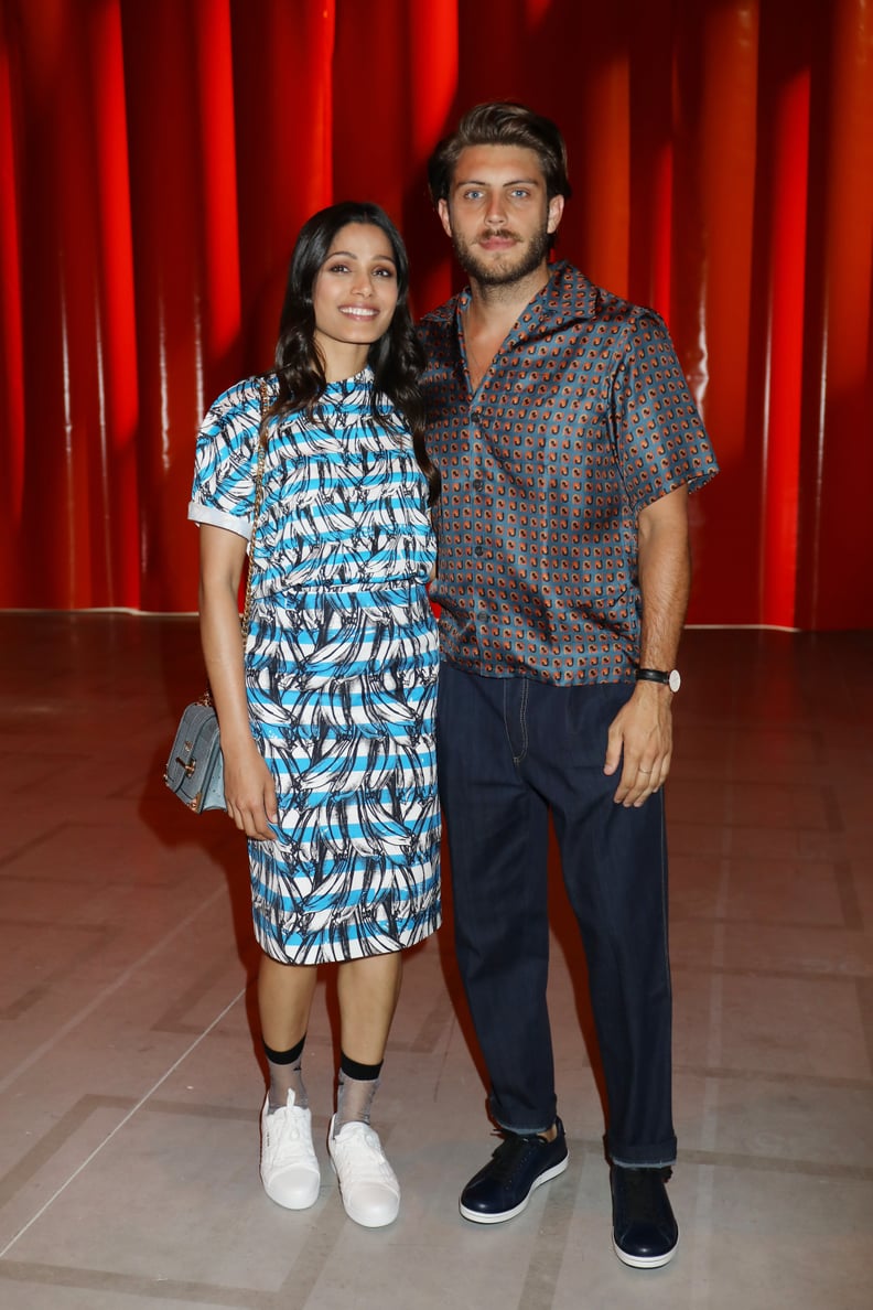 Freida Pinto and Cory Tran