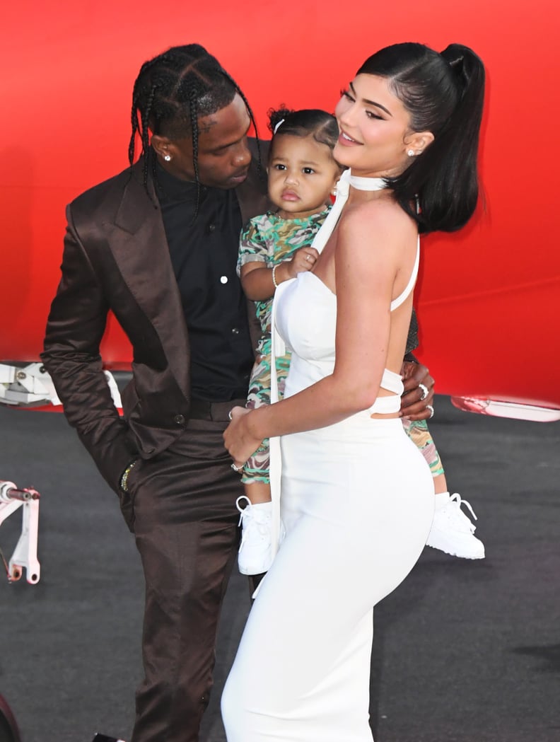 Kylie Jenner and Travis Scott at Travis Scott: Look Mom I Can Fly Premiere