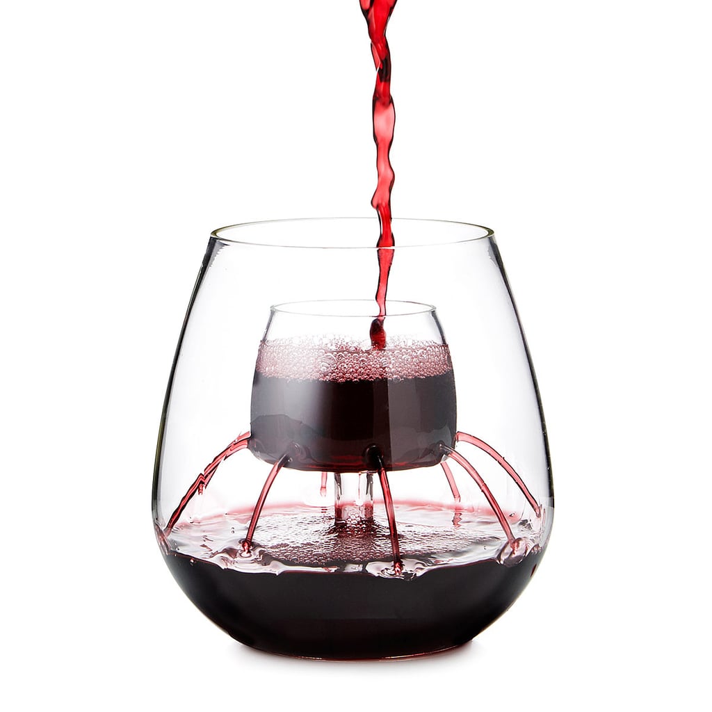 Stemless Fountain Aerating Wine Glass Set