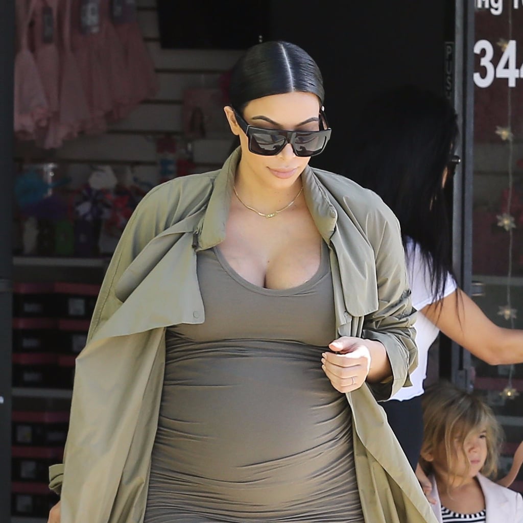 Kim Kardashians Maternity Minidress Popsugar Fashion 2848