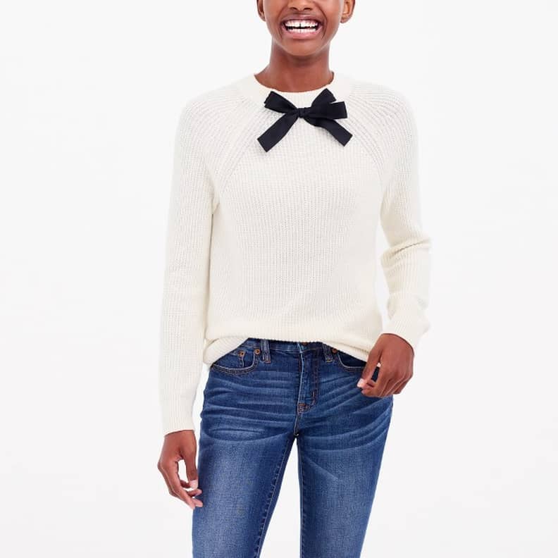 J crew clearance bow sweater