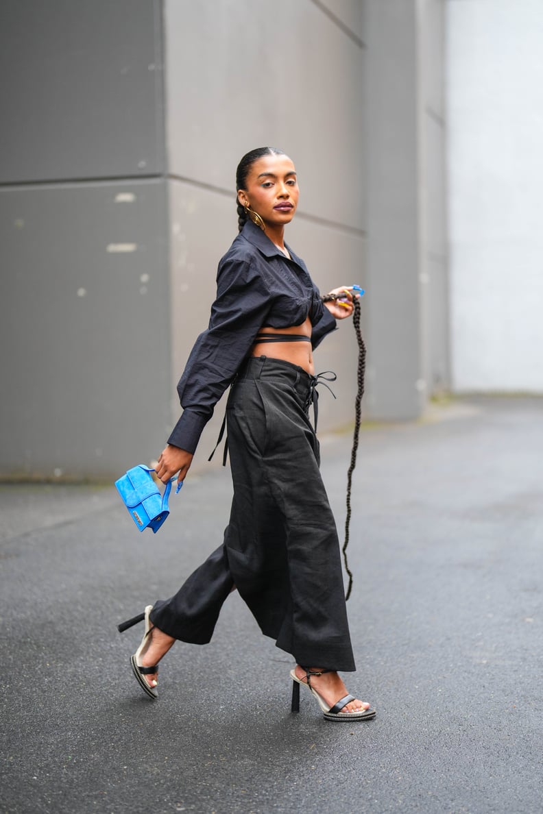 This style hack will keep your off-the-shoulder tops in place