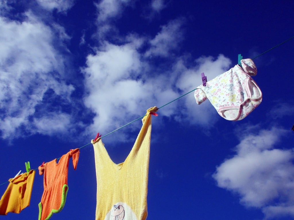 Consider drying in the sun. Tips For Washing Baby Clothes POPSUGAR