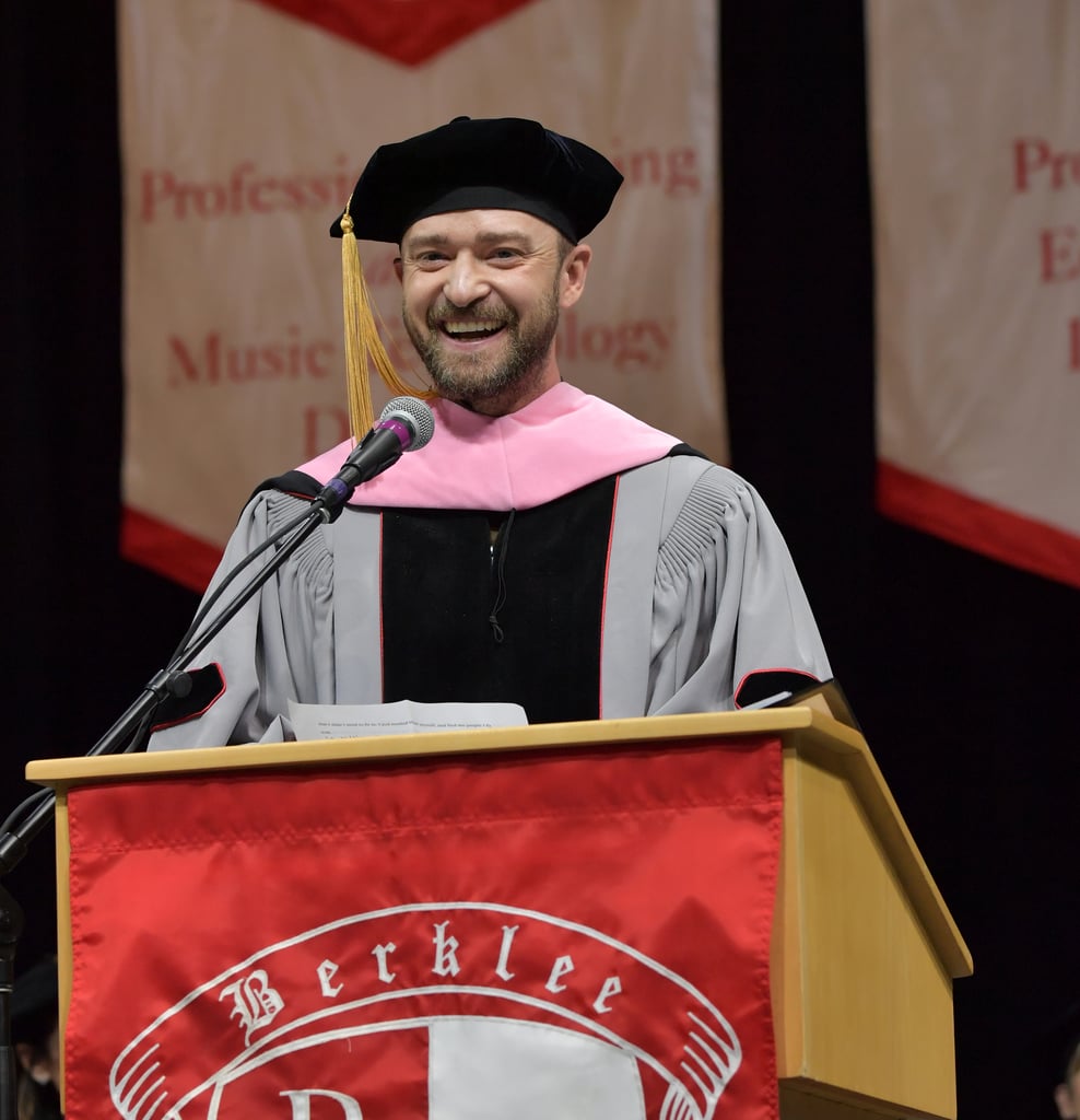 Justin Timberlake Receives Honorary Doctorate May 2019