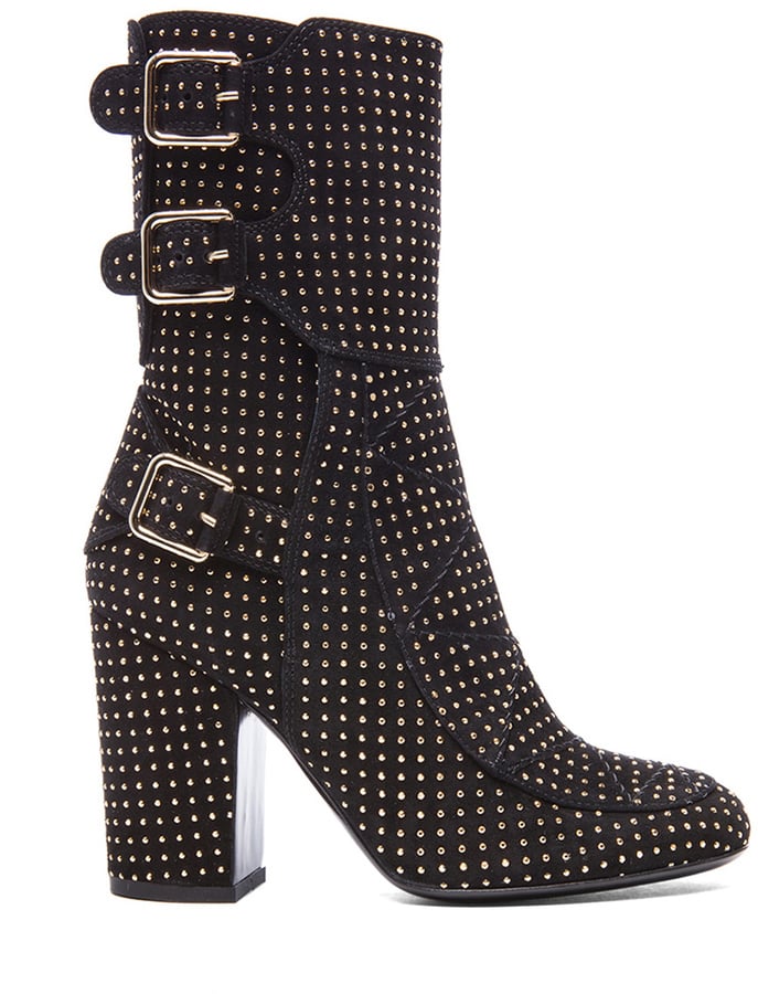 Laurence Dacade Suede Studded Boots ($1,395)