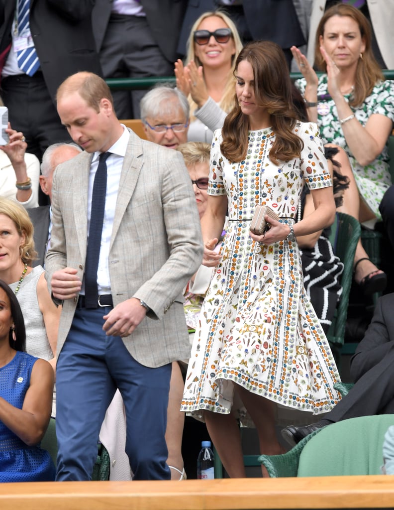 Kate Middleton's Alexander McQueen Dress at Wimbledon, July 2016