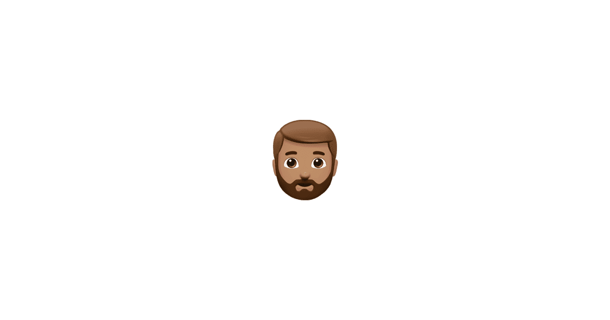 Bearded Man Complete List of All 190 New Apple Emoji iOS 11.1 Fall