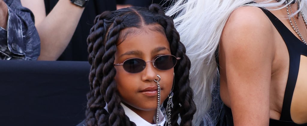Kim Kardashian and North West Wear Matching Nose Rings