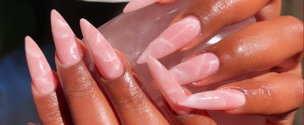 lizzo rose quartz nails