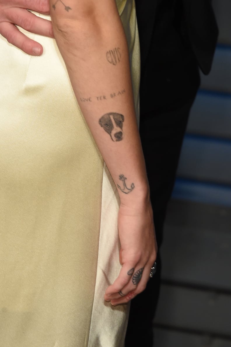Miley Cyrus's Tattoos: Mary Jane Tattoo