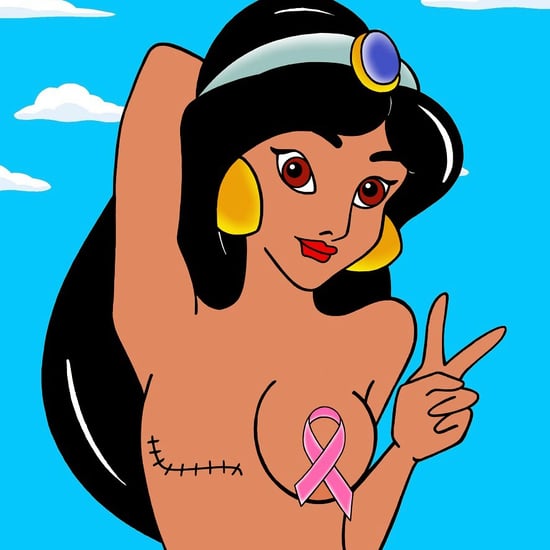 Disney Princesses as Breast Cancer Survivors Art