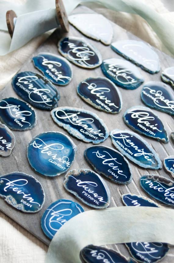 Blue Agate Place Settings