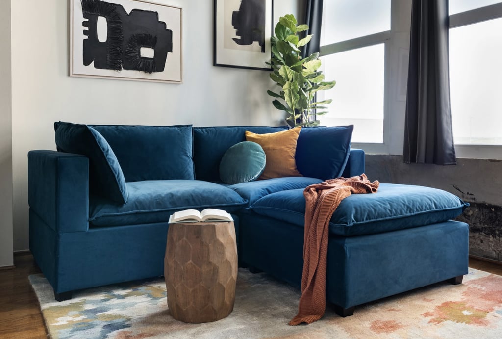 Best SmallSpace Sectional Albany Park Kova Sofa and Ottoman Best