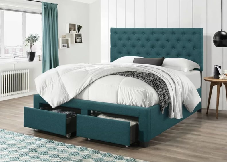 Charlton Home Rhea Tufted Upholstered Storage Standard Bed