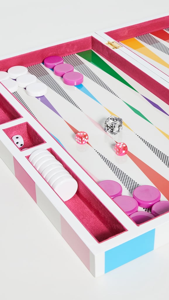 A Game With Style: Jonathan Adler Rainbow Checkerboard Backgammon Set