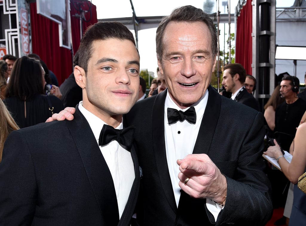 Pictured: Rami Malek and Bryan Cranston